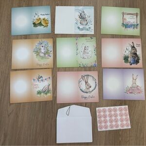 Easter Greeting Cards Set (set of 18 - 2 of each)